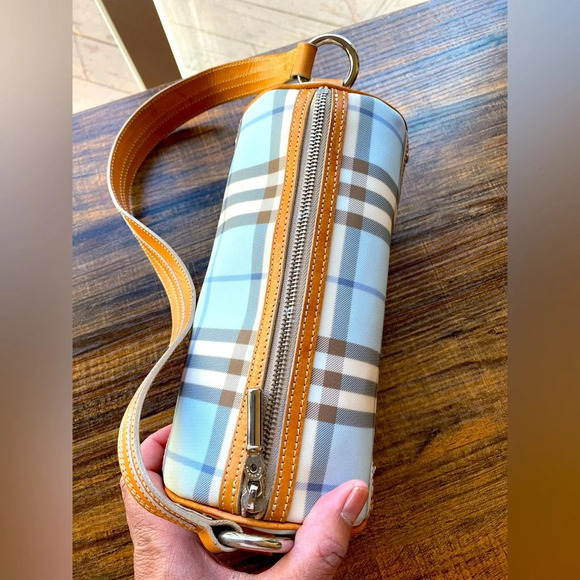Vintage Burberry NovaCheck Small Barrel Bag with/Wallet - Picture 3 of 16